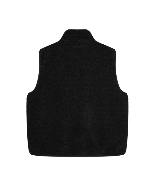BOA FLEECE PATCH VEST (чёрный)