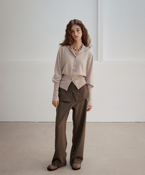 LAYERED FLAP брюки [ KHAKI ]