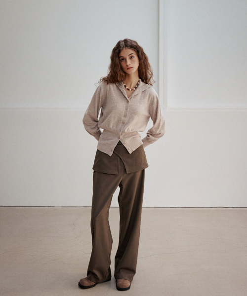 LAYERED FLAP брюки [ KHAKI ]