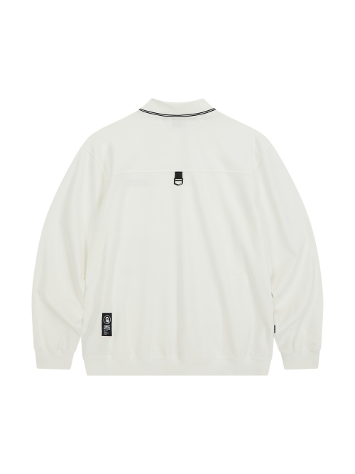 Свитшот Gordon с воротником и карманом (White)