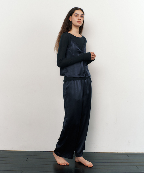 MERINO WOOL T-SHIRT / тёмно-синий