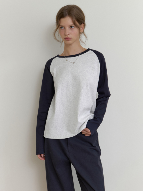 Nov raglan футболка (melange gray)