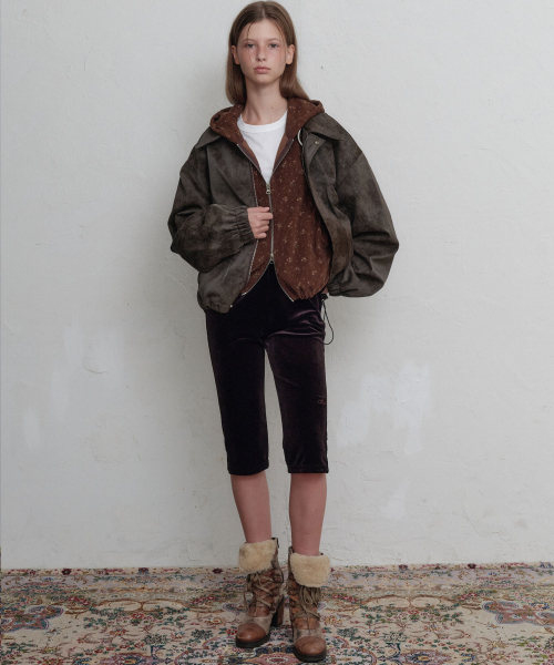 Moon velour capri брюки (Espresso)