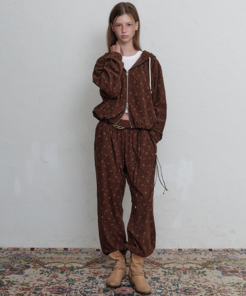 Rustic garden jogger брюки (коричневый)