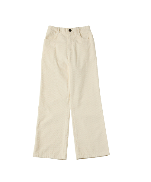 Вельветовые широкие брюки DGDP standard_Ivory