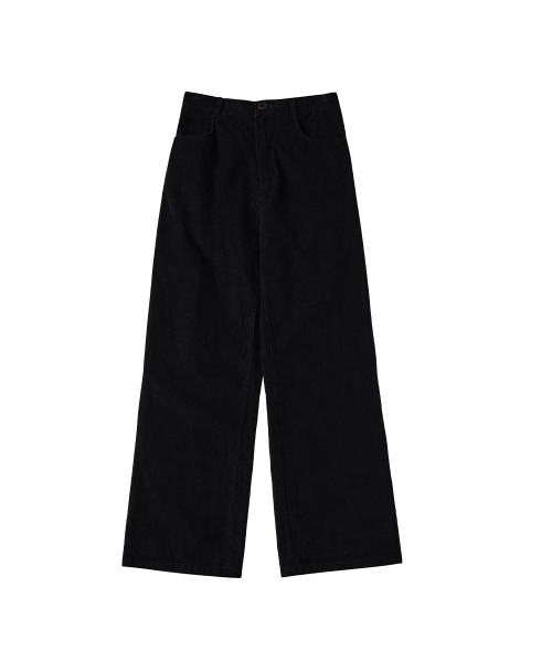 Вельветовые широкие брюки DGDP Standard_Black