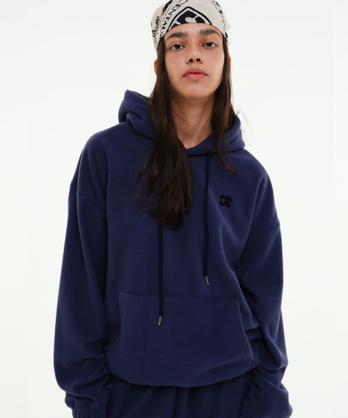 CENTAUR FLEECE HOODIE_NAVY