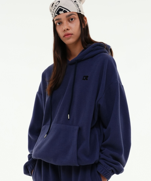 CENTAUR FLEECE HOODIE_NAVY
