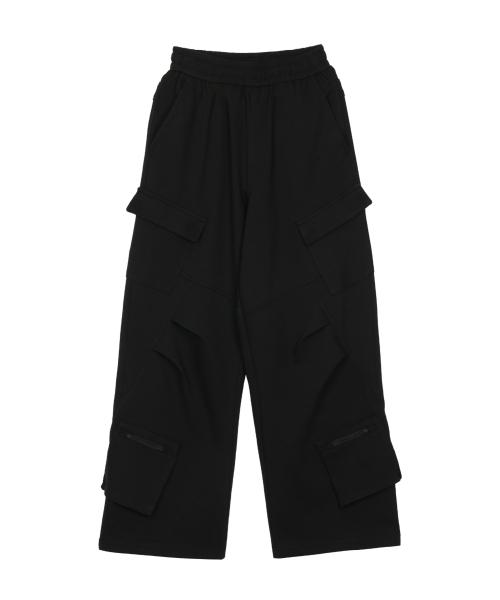 Slant Pleats Multi Cargo Sweat брюки M.Gray