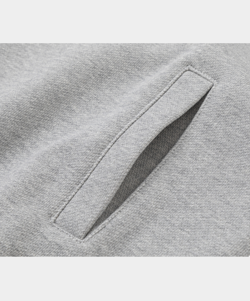 Плотный хлопковый кардиган с капюшоном Grey