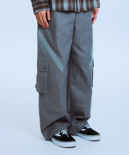 MULTI UTILITY CARGO PANTS (GRAY)