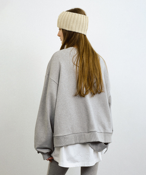 Свитшот Benji Cut (Melange Grey)