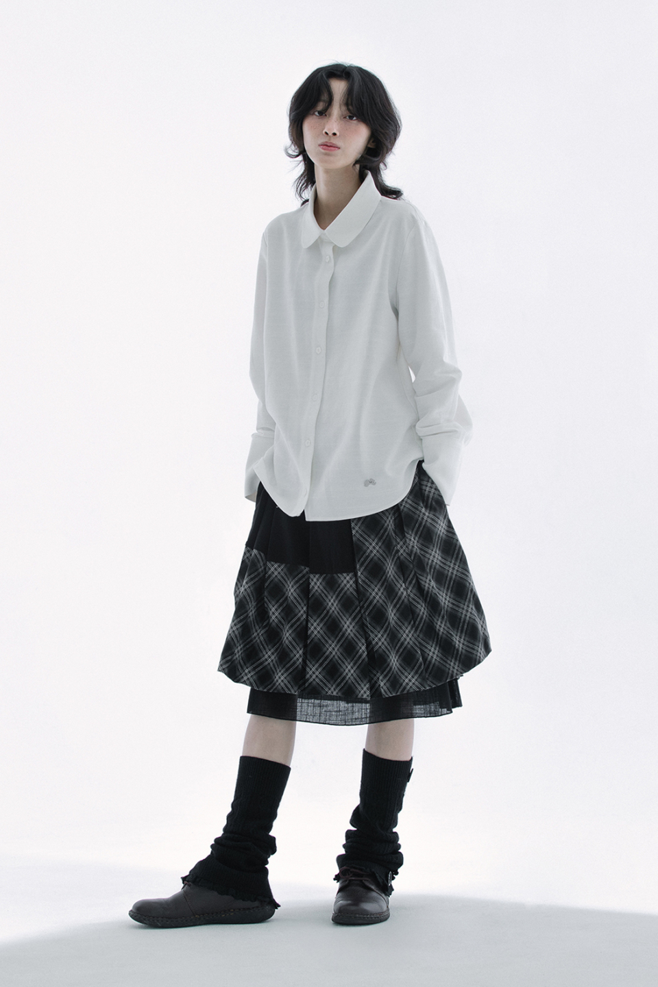 COLLAR SHIRT - 3 COLORS WHITE