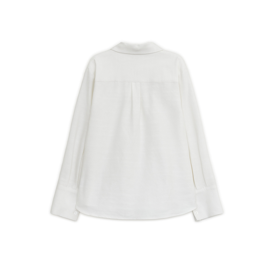 COLLAR SHIRT - 3 COLORS WHITE