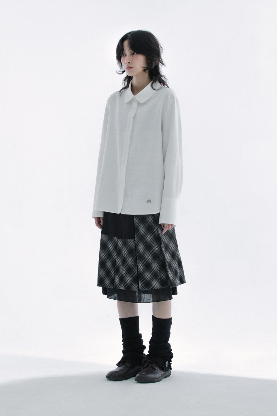 COLLAR SHIRT - 3 COLORS WHITE