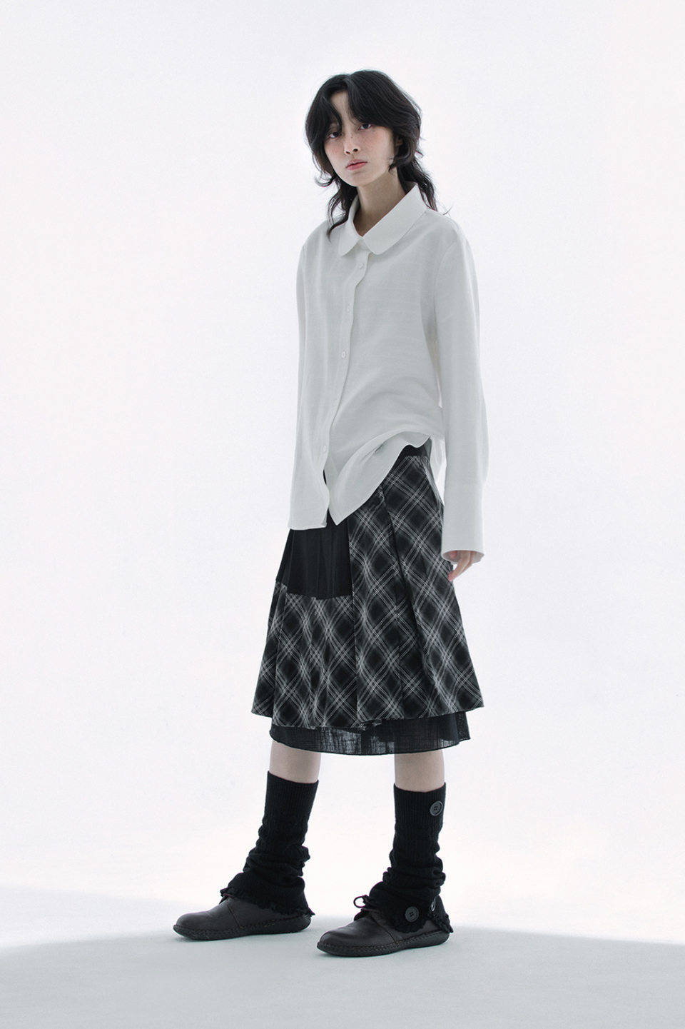 COLLAR SHIRT - 3 COLORS WHITE
