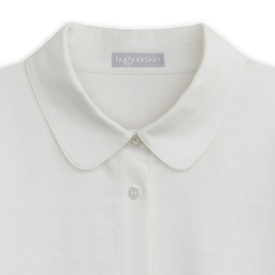 COLLAR SHIRT - 3 COLORS WHITE