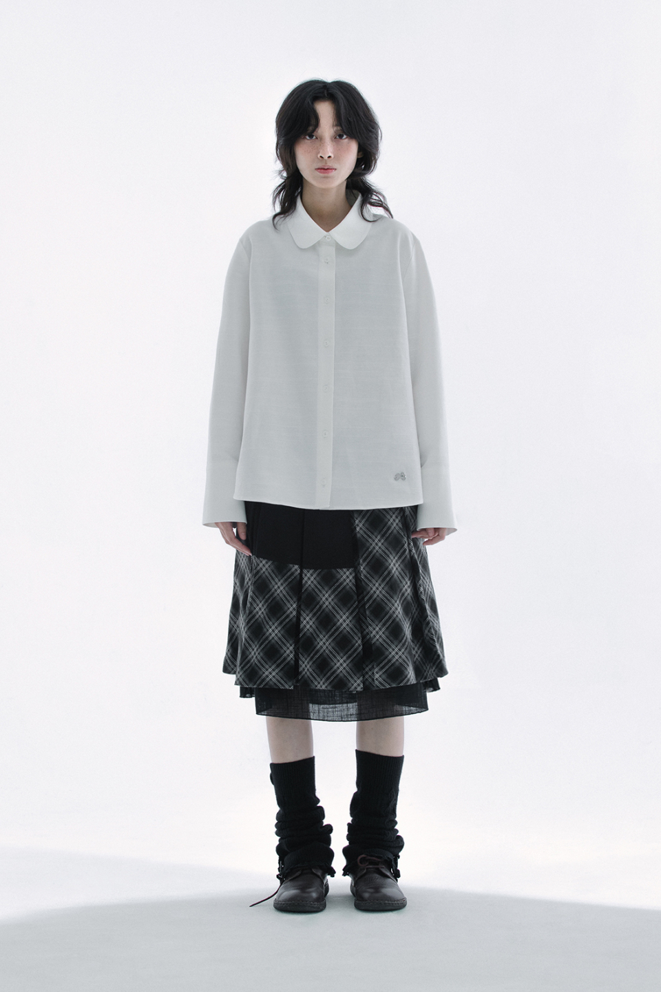 COLLAR SHIRT - 3 COLORS WHITE
