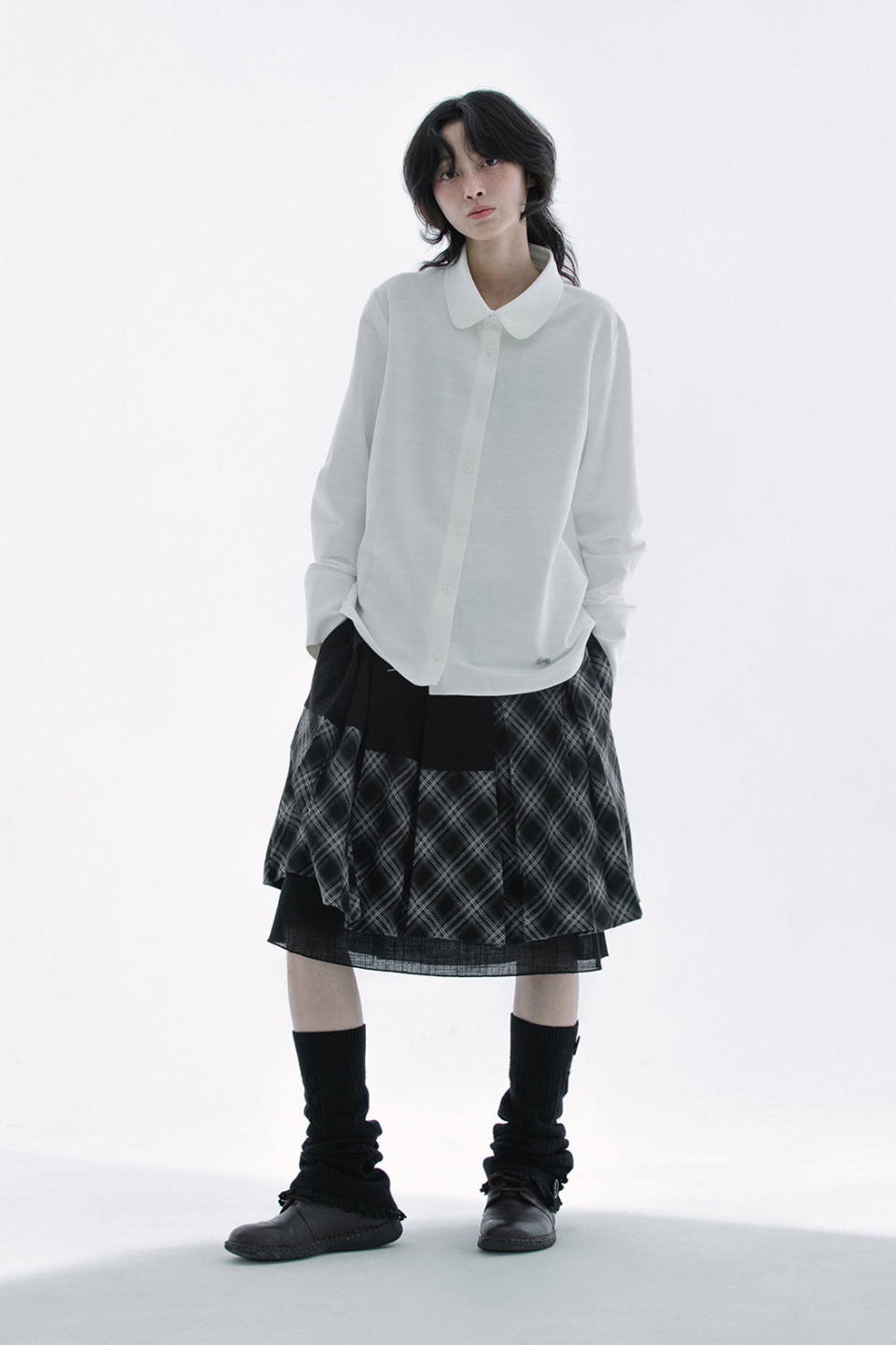 COLLAR SHIRT - 3 COLORS WHITE