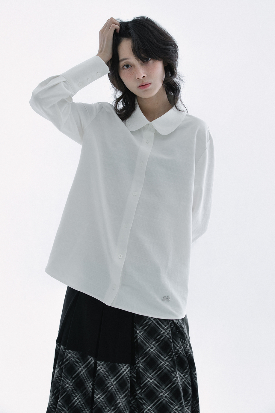 COLLAR SHIRT - 3 COLORS WHITE