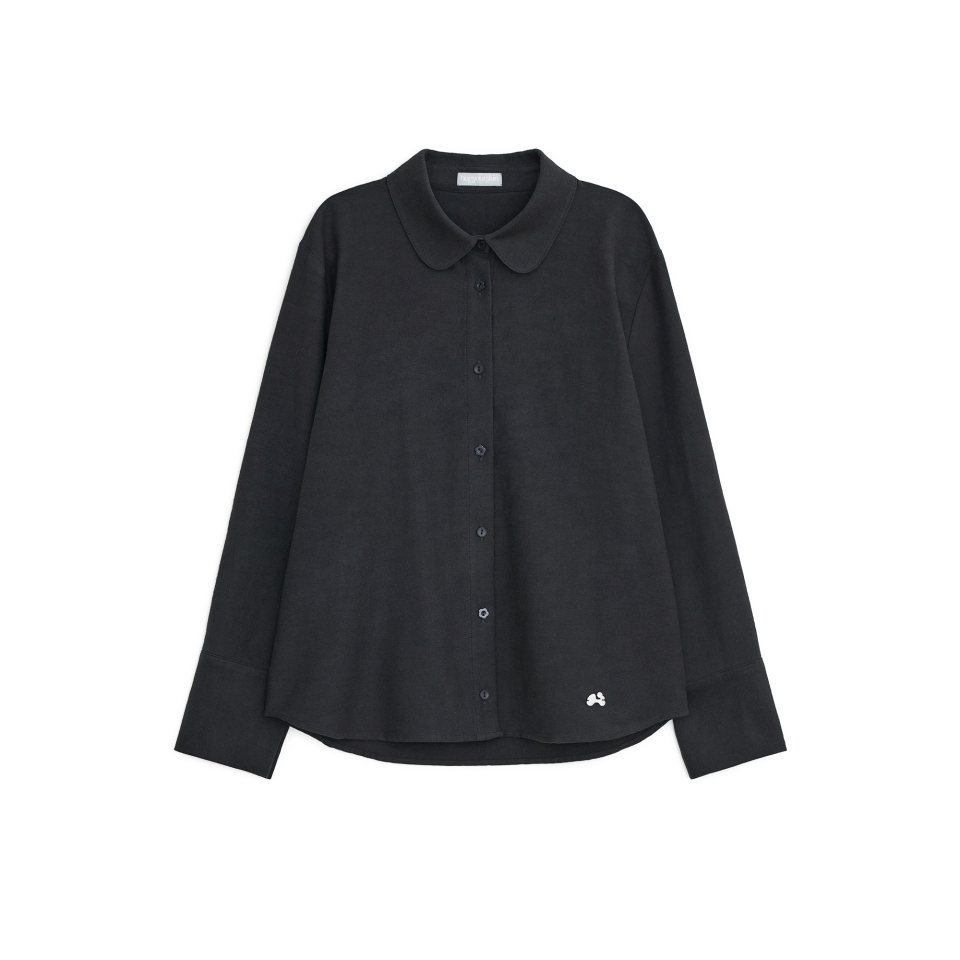 COLLAR SHIRT - 3 COLORS CHARCOAL