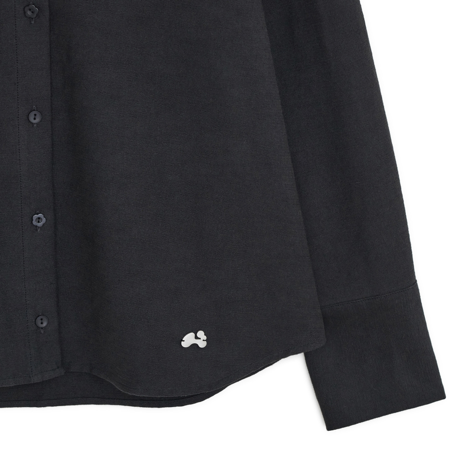 COLLAR SHIRT - 3 COLORS CHARCOAL