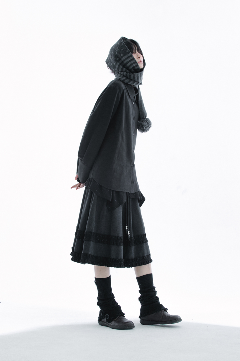 COLLAR SHIRT - 3 COLORS BLACK