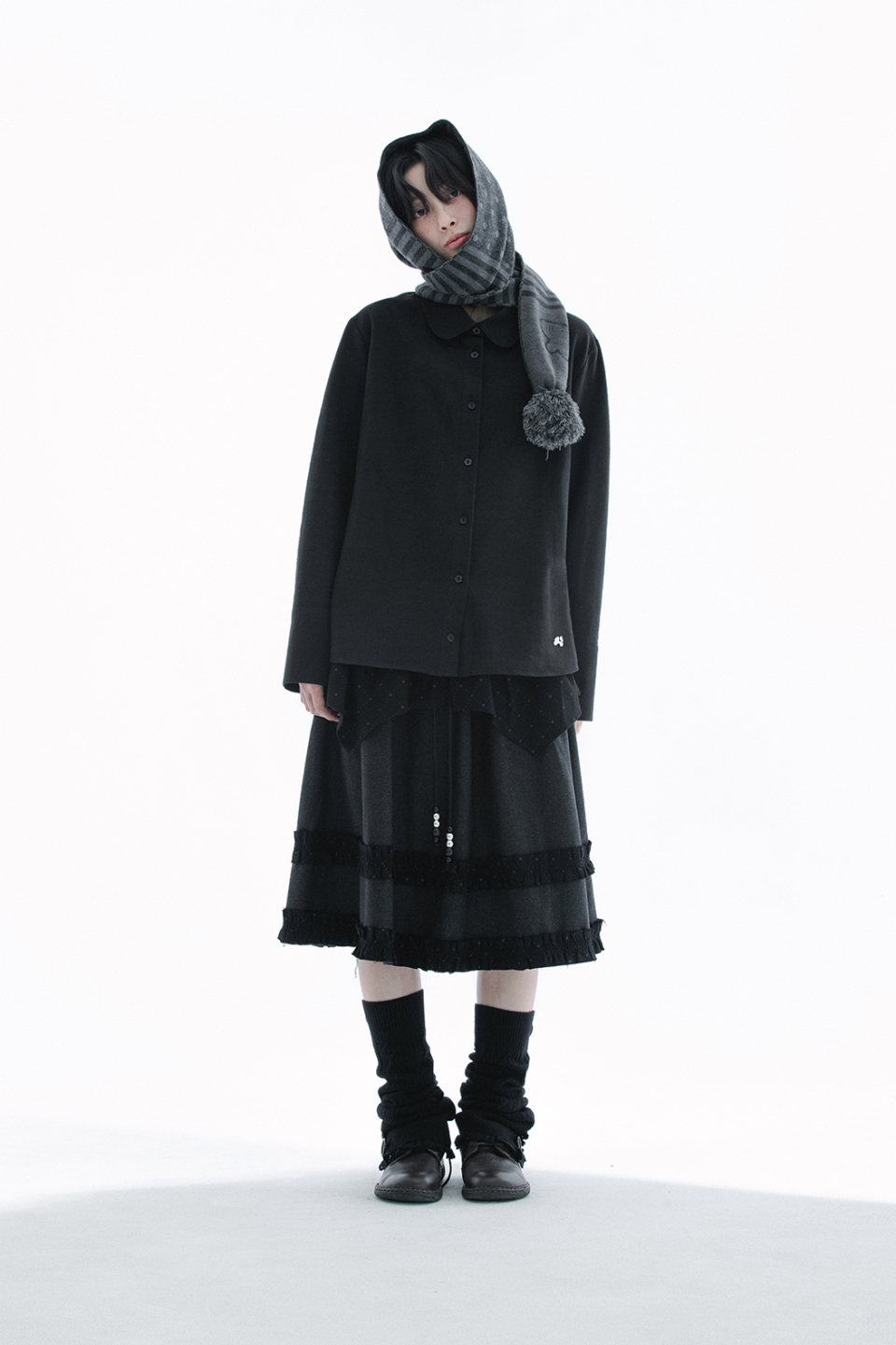 COLLAR SHIRT - 3 COLORS BLACK