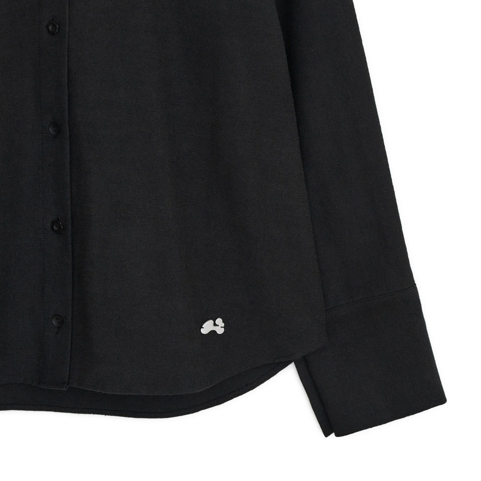 COLLAR SHIRT - 3 COLORS BLACK