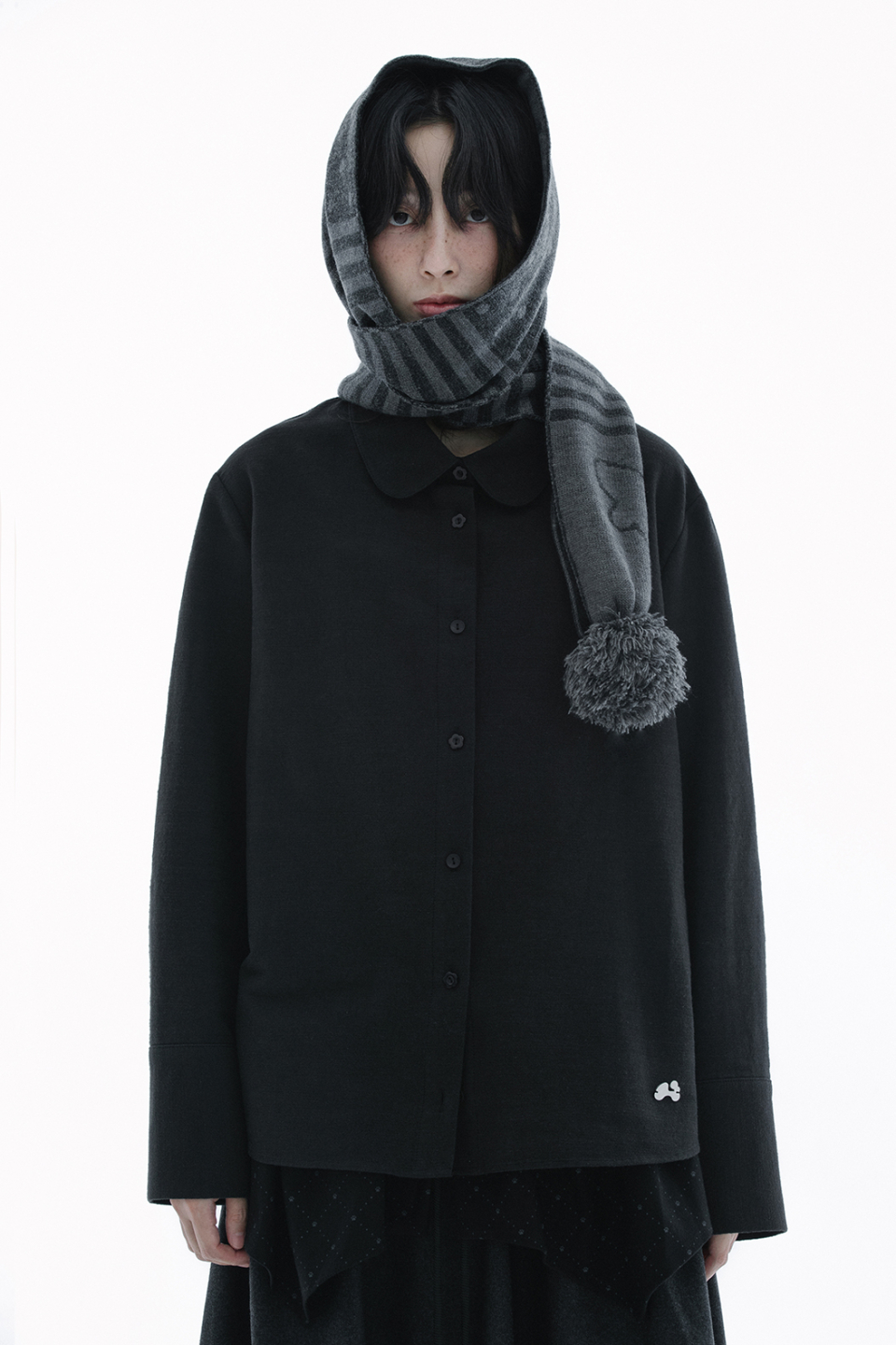 COLLAR SHIRT - 3 COLORS BLACK