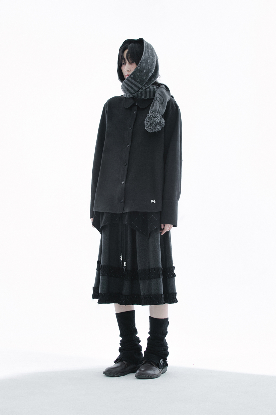 COLLAR SHIRT - 3 COLORS BLACK