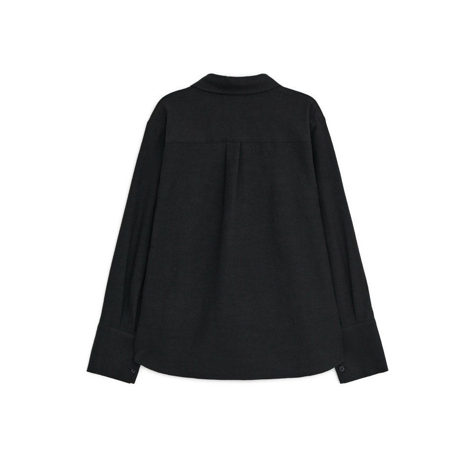 COLLAR SHIRT - 3 COLORS BLACK