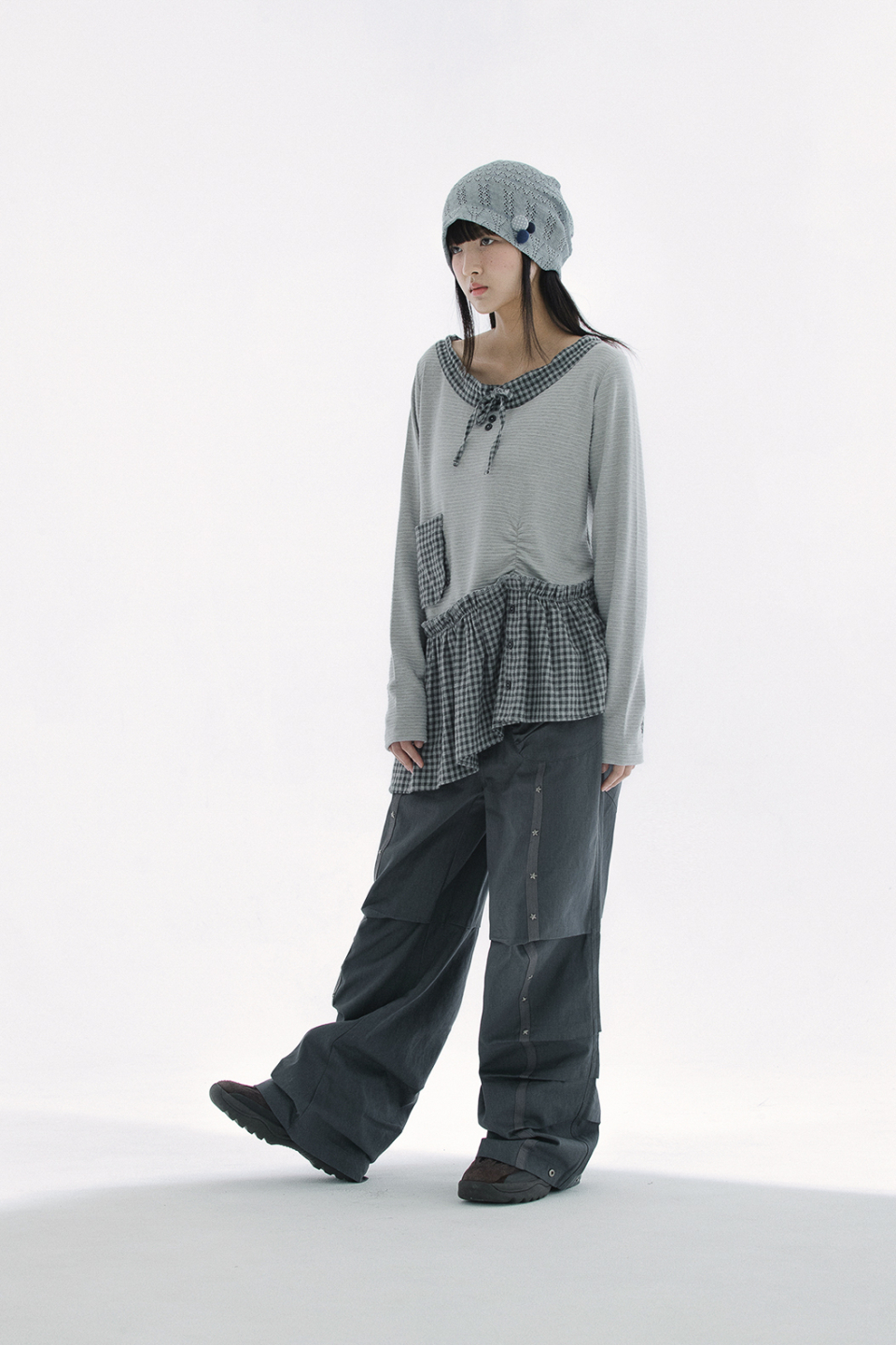 STAR PANTS - 2 COLORS CHARCOAL