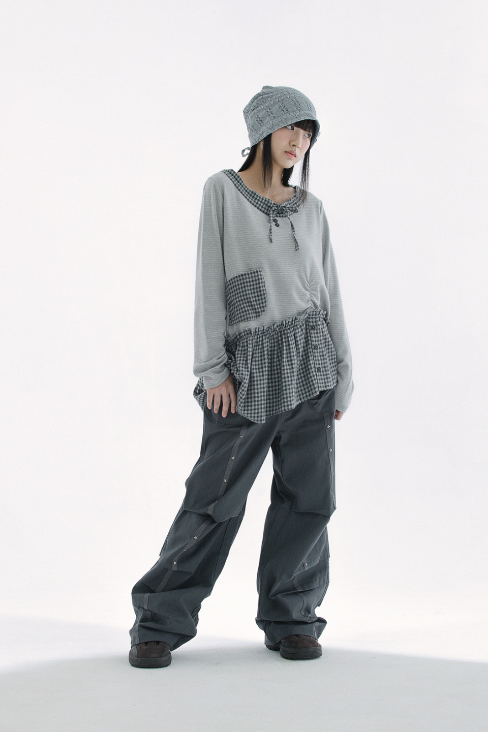 STAR PANTS - 2 COLORS CHARCOAL