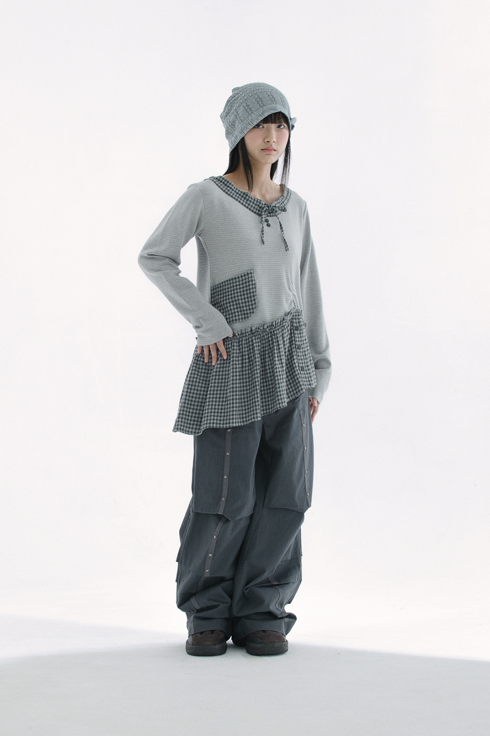 STAR PANTS - 2 COLORS CHARCOAL