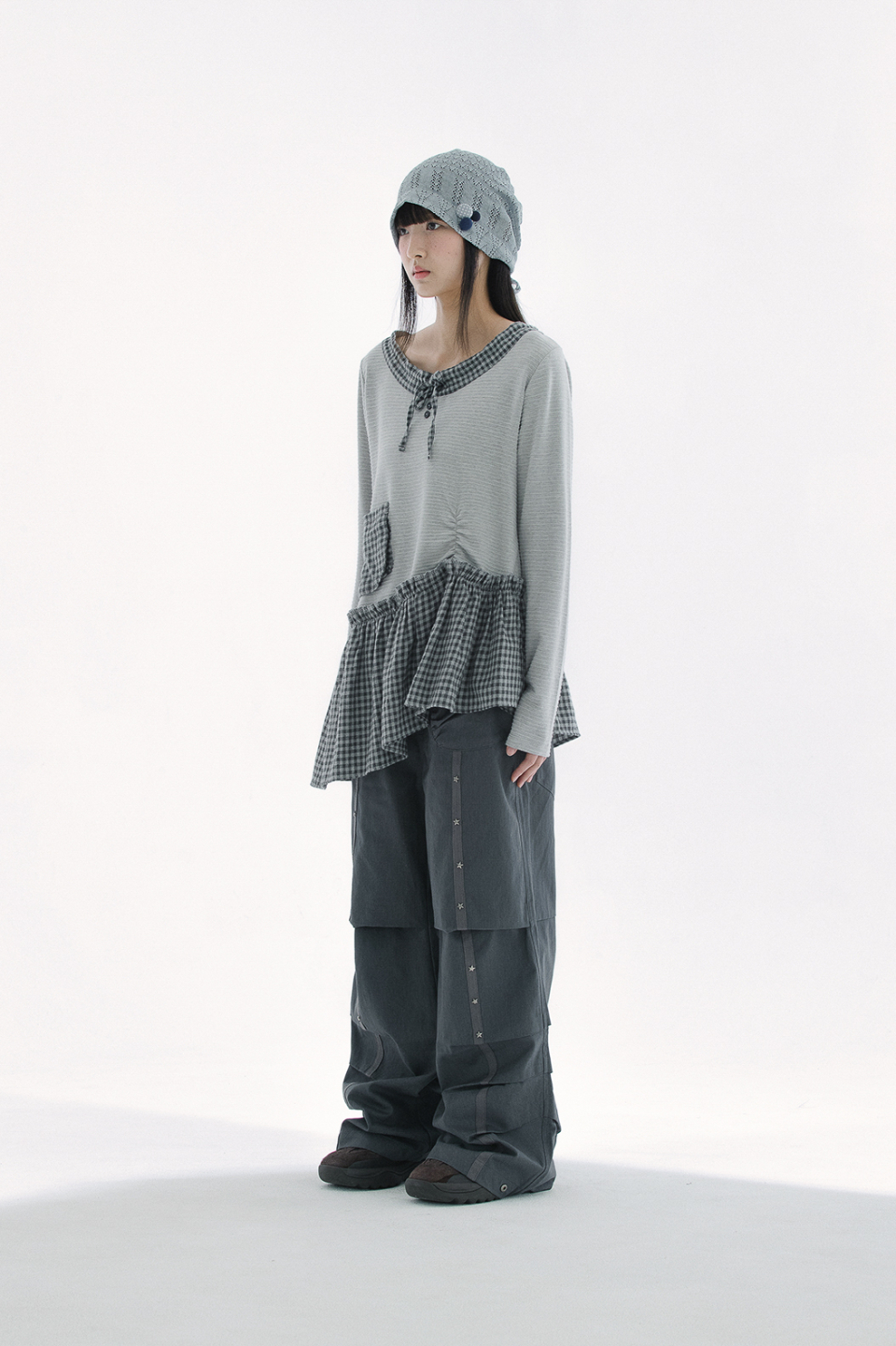 STAR PANTS - 2 COLORS CHARCOAL
