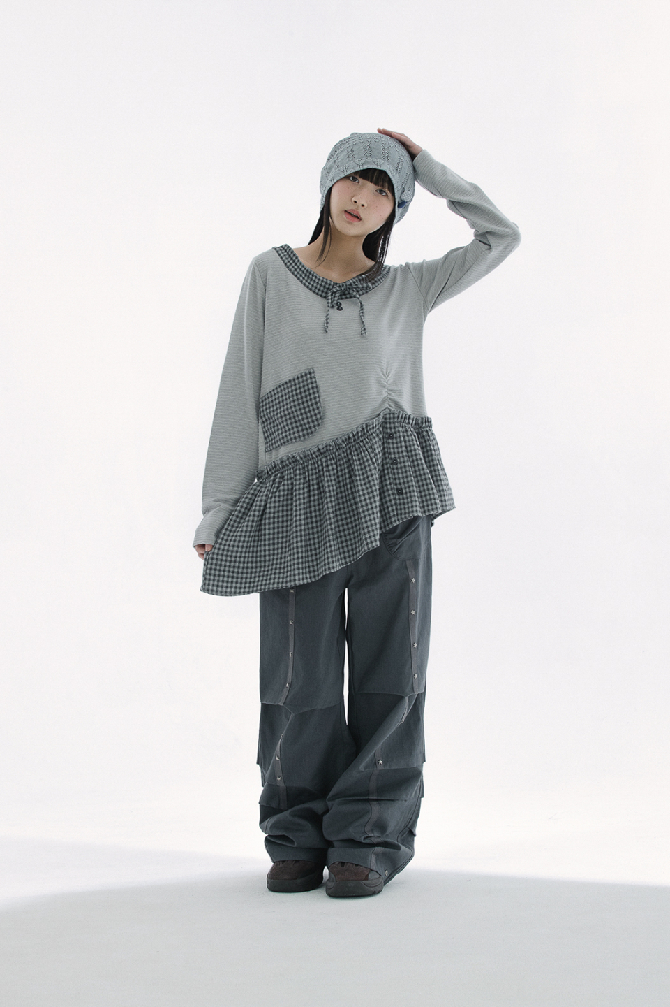 STAR PANTS - 2 COLORS CHARCOAL