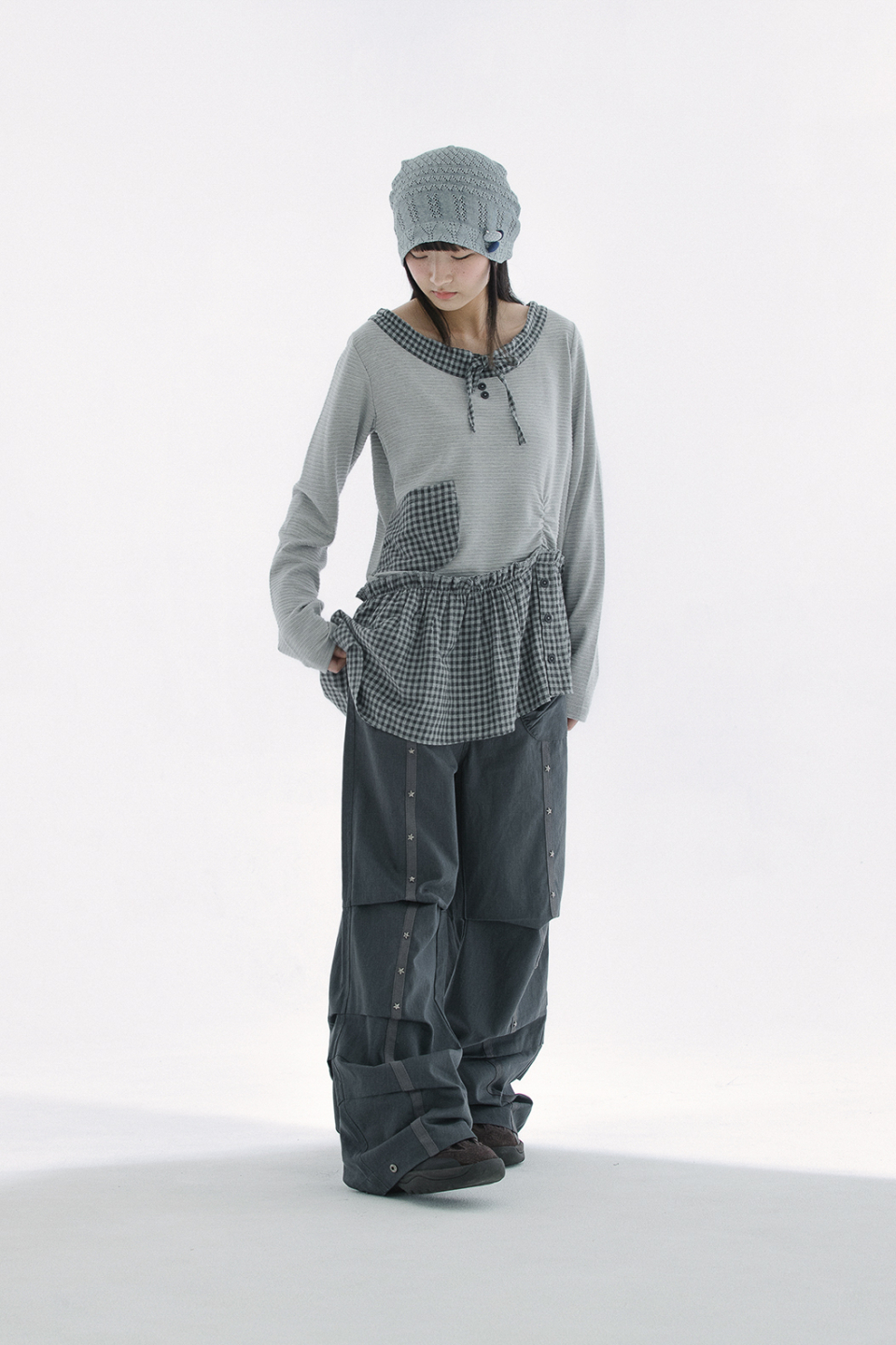 STAR PANTS - 2 COLORS CHARCOAL