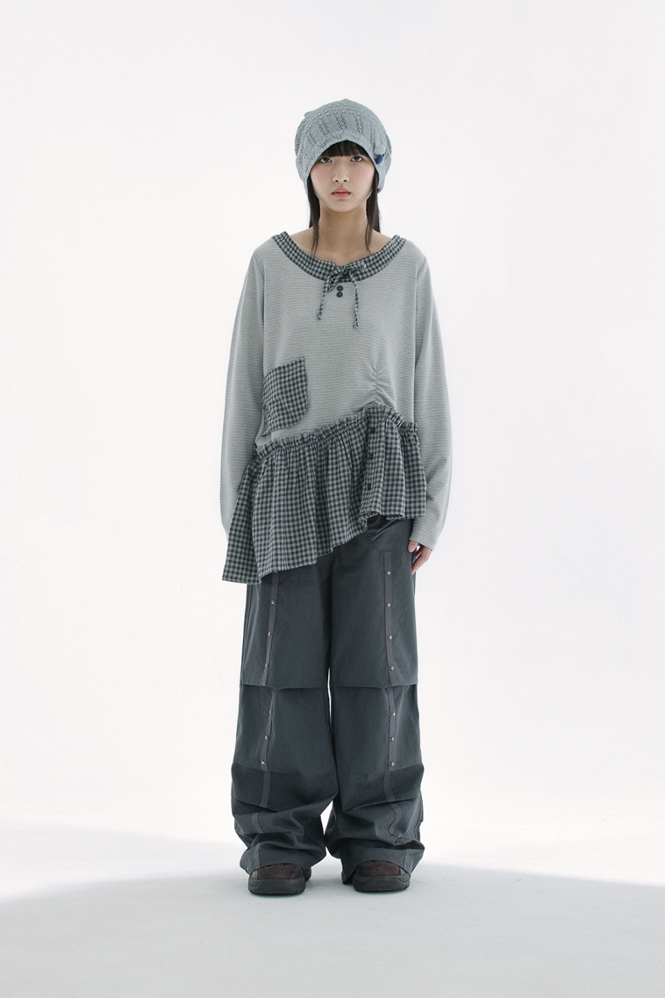 STAR PANTS - 2 COLORS CHARCOAL