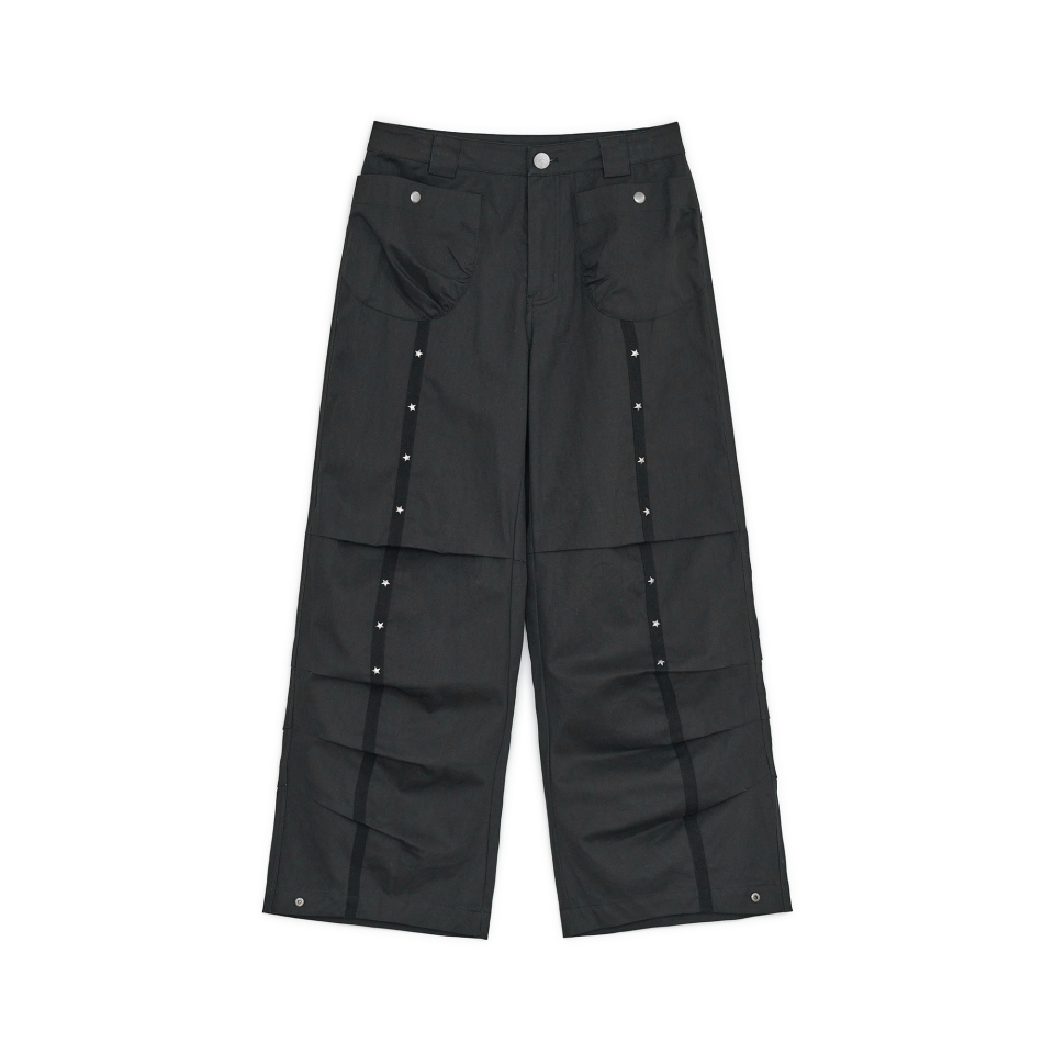 STAR PANTS - 2 COLORS BLACK