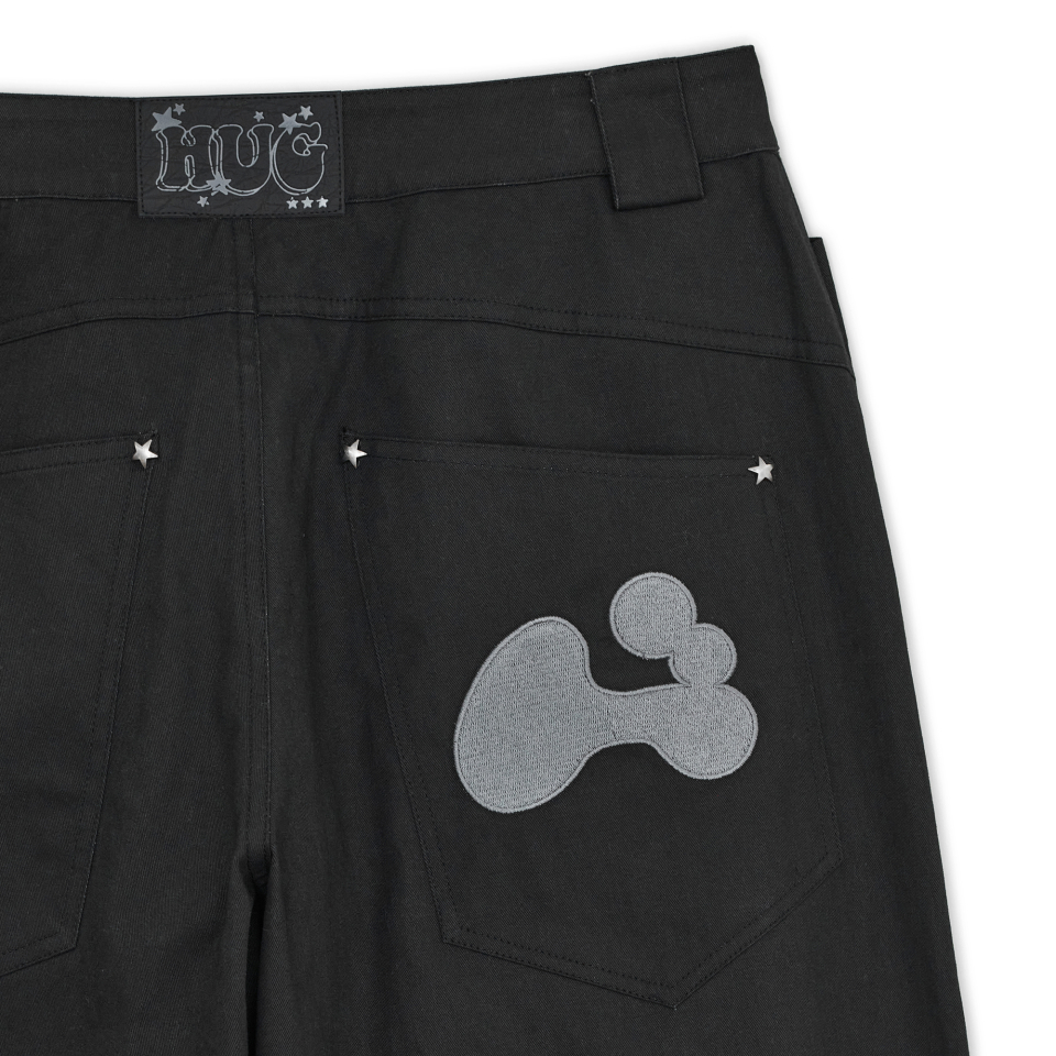 STAR PANTS - 2 COLORS BLACK