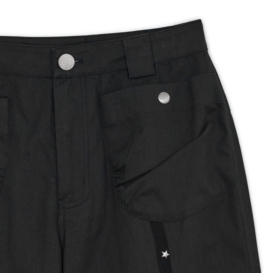 STAR PANTS - 2 COLORS BLACK