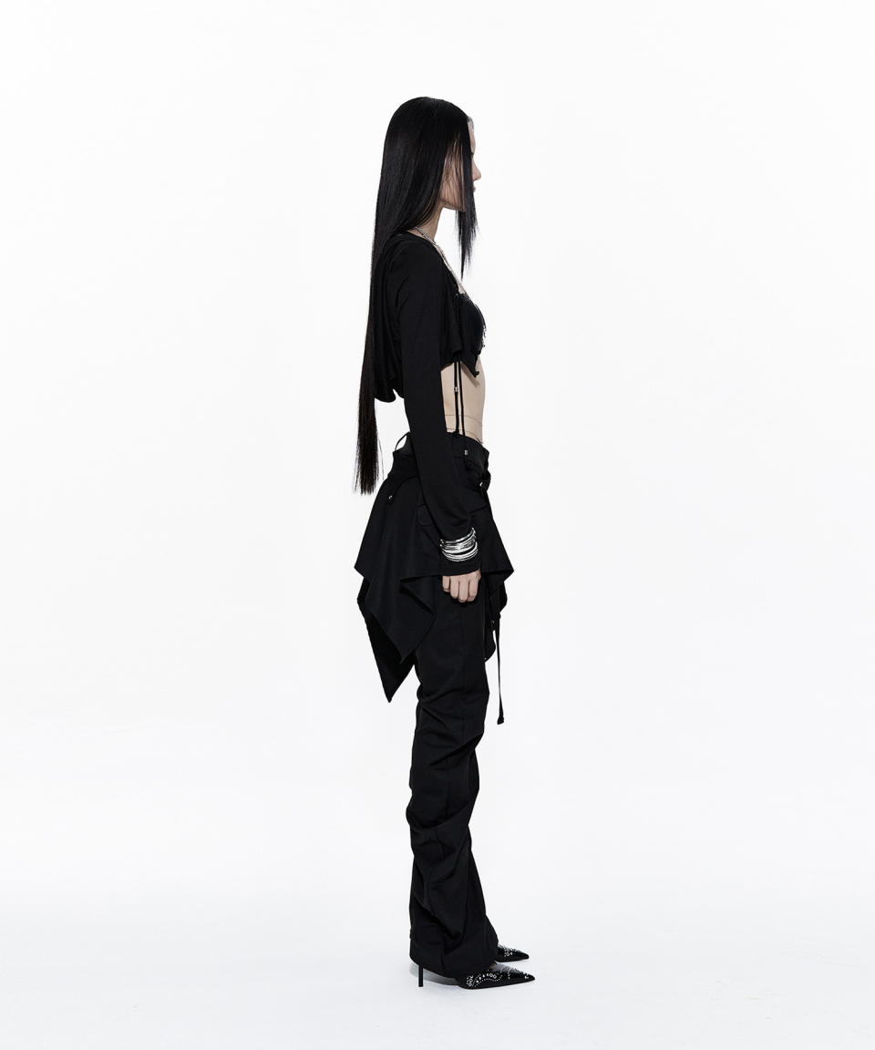 카시코(KASHIKO) Hooded Bolero Cardigan - 사이즈 & 후기 | 무신사
