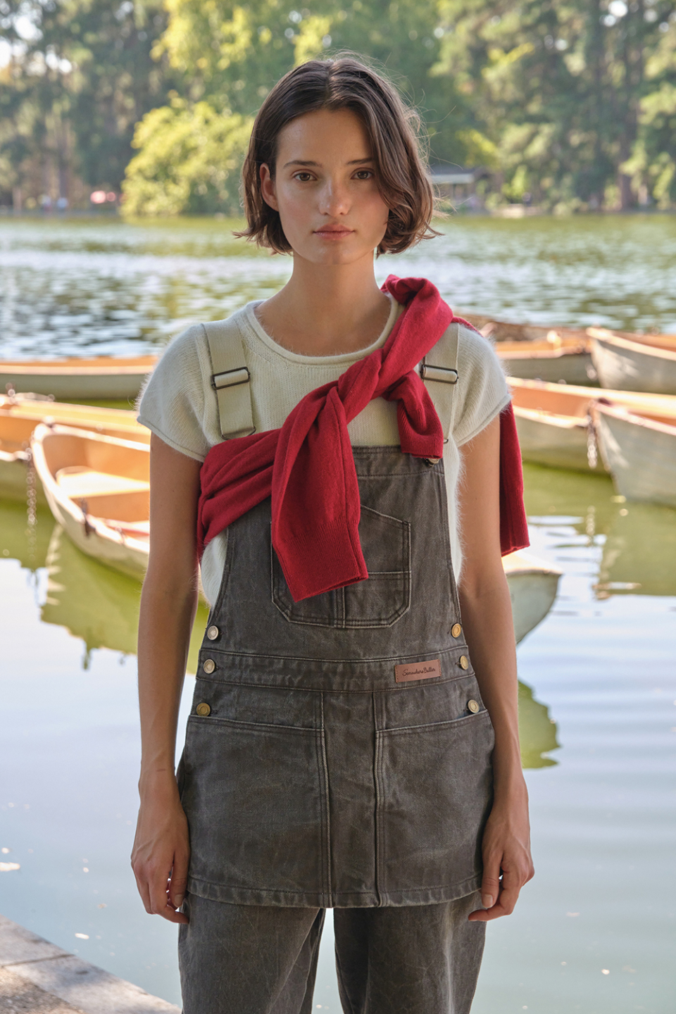 MUSINSA | SOMEWHEREBUTTER Vintage Combi Cotton Overall MUSINSA | SOMEWHEREBUTTER Vintage Combi Cotton Overall