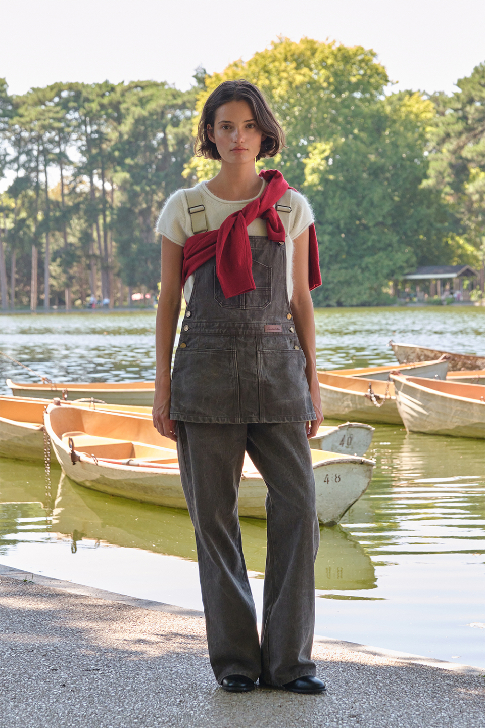 MUSINSA | SOMEWHEREBUTTER Vintage Combi Cotton Overall MUSINSA | SOMEWHEREBUTTER Vintage Combi Cotton Overall