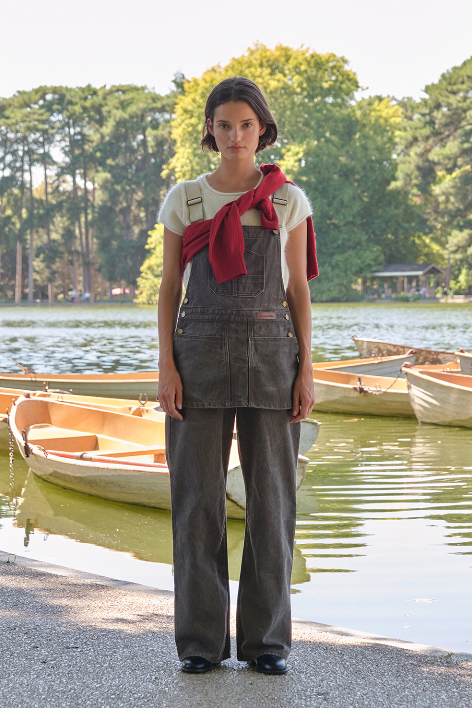 MUSINSA | SOMEWHEREBUTTER Vintage Combi Cotton Overall