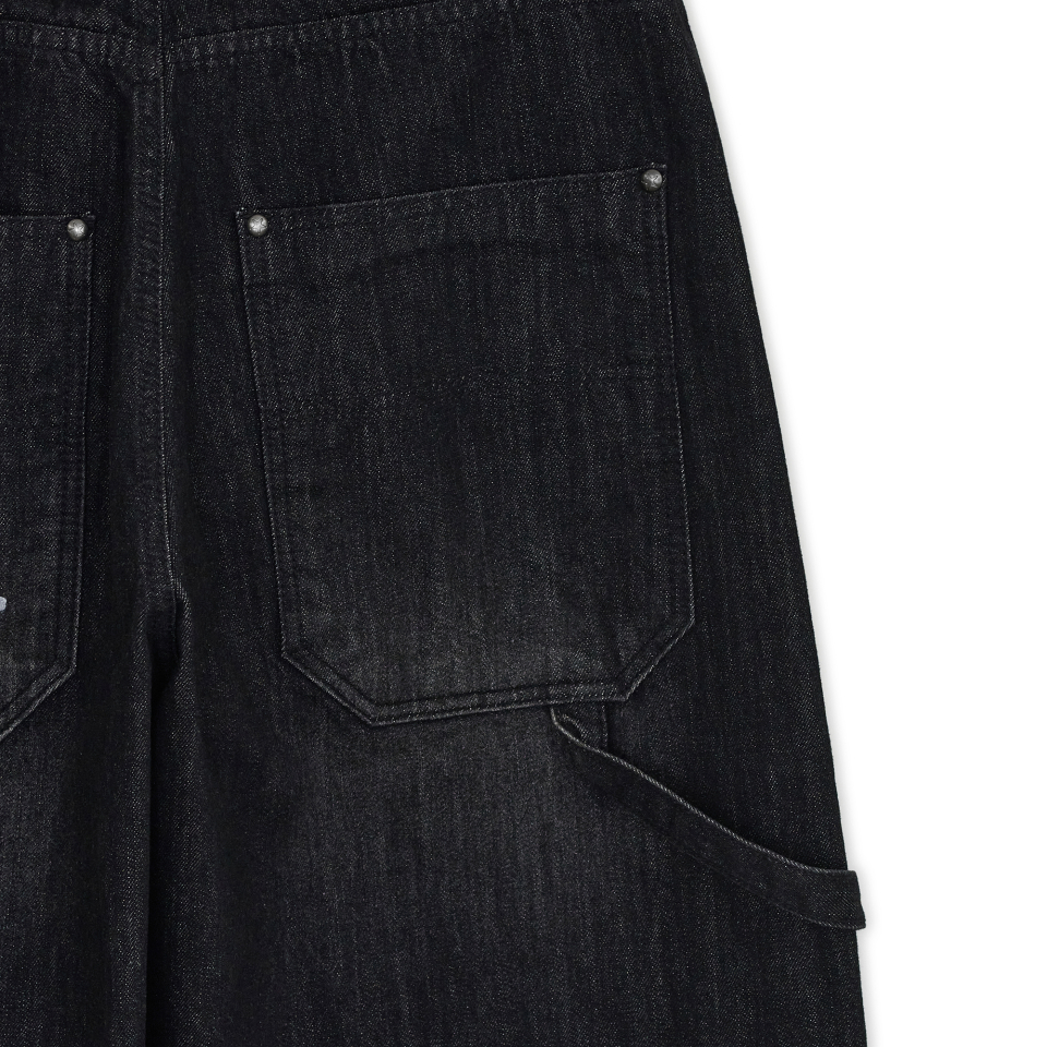 DENIM PANTS - 2 COLORS BLACK