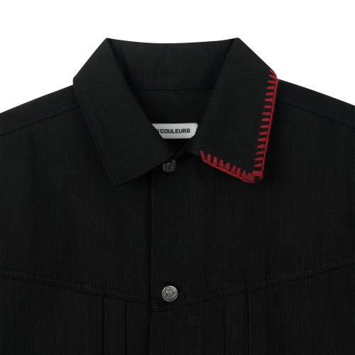UL DENIM JACKET 01 BLACK
