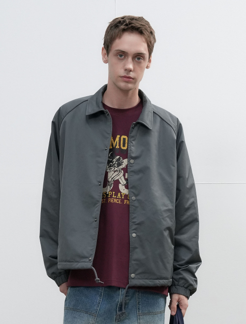 Куртка коуч UNISEX Fleece Lining Charcoal / SBE3U07005