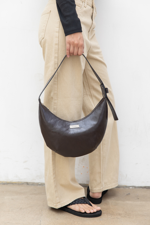 Basic Hobo Shoulder Bag[коричневый]